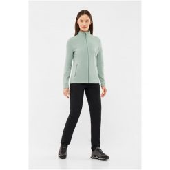 Bluza damska VIKING Tesero Lady Polartec. Zielone bluzy sportowe Viking, bez wzorów, bez kaptura. Za 239.90 zł.