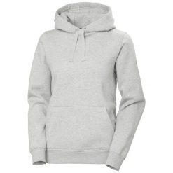 Bluza damska z kapturem Helly Hansen Elevate. Szare bluzy Helly Hansen, bez wzorów, z bawełny, z kapturem. Za 488.50 zł.