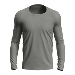 Wrzosowa Koszulka Z Długim Rękawem Dla Dorosłych Unisex. Szare swetry STEDMAN, bez wzorów, bez ramiączek. Za 97.99 zł.