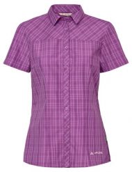 Koszula-bluzka damska Tacun Shirt II. Czerwone koszule Vaude, bez wzorów, z materiału, bez kołnierzyka, bez ramiączek. Za 239.00 zł.