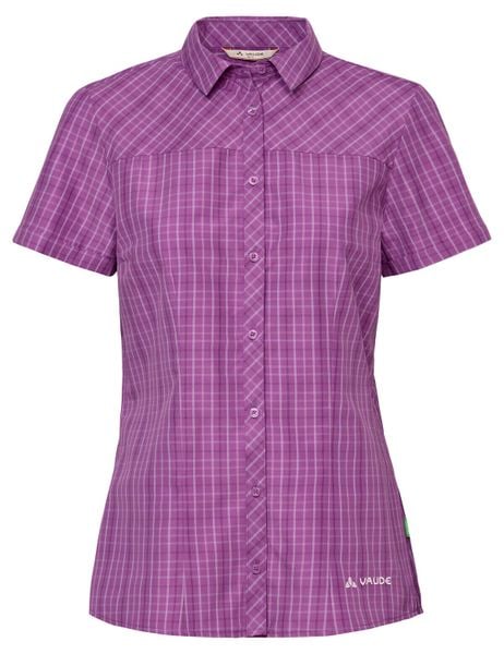 Koszula-bluzka damska Tacun Shirt II. Czerwone koszule Vaude, bez wzorów, z materiału, bez kołnierzyka, bez ramiączek. Za 239.00 zł.