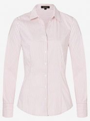 More & More Bluzka w kolorze jasnoróżowo-białym rozmiar: 42. Różowe bluzki More & More, bez wzorów, z bawełny, bez kołnierzyka, bez ramiączek. Za 155.95 zł.