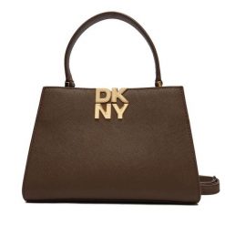 Torebka DKNY. Brązowe torebki klasyczne DKNY, bez wzorów, bez dodatków. Za 1,099.00 zł.