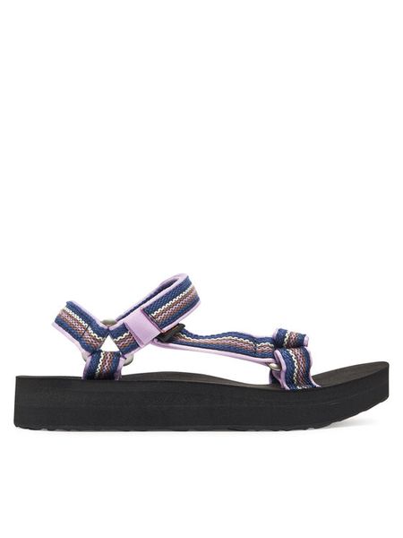 Teva Sandały Midform Universal 1171870 Granatowy. Niebieskie sandały Teva, bez wzorów, z materiału, bez obcasa, na płaskiej podeszwie, bez zapięcia. Za 292.99 zł.