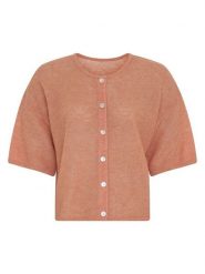 MOSS COPENHAGEN Kardigan w kolorze karmelowym rozmiar: L/XL. Brązowe kardigany Moss Copenhagen, l, bez wzorów, z wełny. Za 264.95 zł.