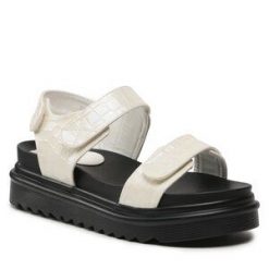 Sandały DeeZee. Sandały DeeZee, bez wzorów, bez obcasa, na płaskiej podeszwie, bez zapięcia. Za 149.99 zł.