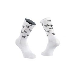 Skarpety rowerowe NORTHWAVE Ride &Roll Sock biały. Białe skarpety Northwave, bez wzorów. Za 49.00 zł.