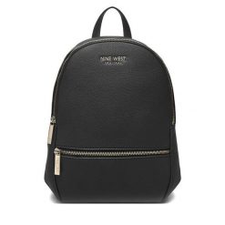 Plecak Nine West. Czarne plecaki Nine West, bez wzorów. Za 249.99 zł.