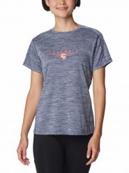 Columbia Koszulka sportowa "Zero Rules™" w kolorze niebieskim rozmiar: M. Niebieskie koszulki sportowe Columbia, bez wzorów, z materiału, bez ramiączek, outdoorowe. Za 74.81 zł.