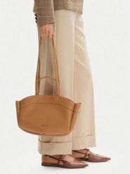 GINO ROSSI Torebka C-LDA8549 Brązowy jasny. Brązowe torebki klasyczne Gino Rossi, bez wzorów, ze skóry, bez dodatków. Za 199.99 zł.