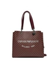 Emporio Armani Torebka Y3D158 YWS0E 80801 Brązowy. Brązowe torebki klasyczne Emporio Armani, bez wzorów, ze skóry, bez dodatków. Za 1,199.00 zł.
