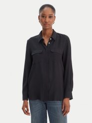 Marella Koszula Febe 2613111051 Granatowy Regular Fit. Niebieskie koszule Marella, bez wzorów, z acetatu, bez kołnierzyka, bez ramiączek. Za 749.99 zł.