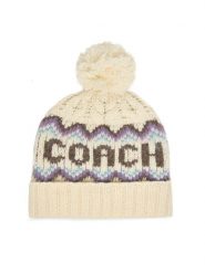 Coach Czapka CCL51 Écru. Czapki Coach, bez wzorów, z wełny. Za 409.99 zł.