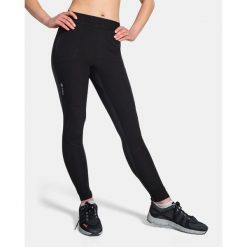 Legginsy damskie outdooroowe Kilpi LISBROCK-W. Czarne legginsy Kilpi, m, bez wzorów. W wyprzedaży za 145.00 zł.