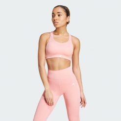 Biustonosz TLRD Impact Training High-Support. Czerwone bielizna sportowa Adidas, xl, bez wzorów, z materiału. Za 279.00 zł.