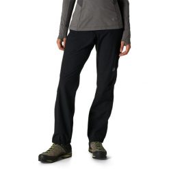 Spodnie Przeciwdeszczowe Damskie Mountain Hardwear Stretch Ozonic. Czarne spodnie sportowe Mountain Hardwear, na lato, bez wzorów, trekkingowe. Za 859.00 zł.