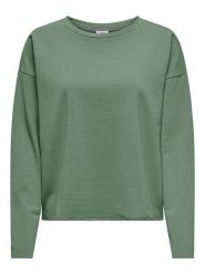 JDY Bluza w kolorze zielonym rozmiar: L. Zielone bluzy JDY, l, bez wzorów, z bawełny, bez kaptura. Za 114.44 zł.