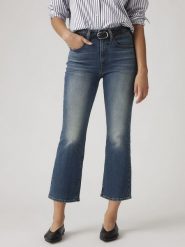 Levi's Dżinsy - Bootcut fit - w kolorze niebieskim rozmiar: W28/L29. Niebieskie jeansy Levi's®, l, z aplikacjami. Za 204.95 zł.