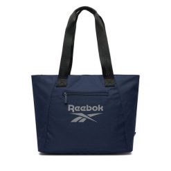 Torebka Reebok. Niebieskie shopper Reebok, bez wzorów, bez dodatków. Za 79.99 zł.