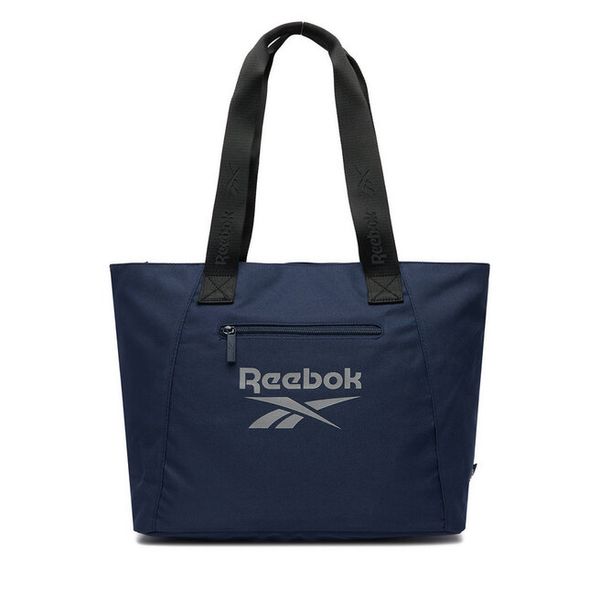 Torba sportowa Reebok. Niebieskie shopper Reebok, bez wzorów, sportowe, bez dodatków. Za 79.99 zł.