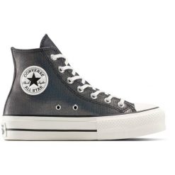 Buty sportowe Converse Chuck Taylor All Star Lift Platform Sparkle. Szare obuwie sportowe Converse, bez zapięcia. Za 400.50 zł.
