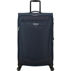 Walizka na 4 kółkach American Tourister Summerride L EXP TSA. Niebieskie walizki American Tourister, bez wzorów. Za 593.65 zł.