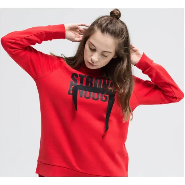 Umbro Bluza Serora , czerwony, rozmiar L. Czerwone bluzy Umbro, l, z aplikacjami, z bawełny, bez kaptura. W wyprzedaży za 79.99 zł.