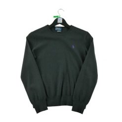 Second life - Kobieta Czarny Wełniany Sweter - Stan bardzo dobry. Czarne golfy RALPH LAUREN, bez wzorów, z wełny, bez ramiączek. Za 191.66 zł.