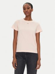 PINKO T-Shirt 100373 A228 Różowy Regular Fit. Czerwone t-shirty Pinko, xl, bez wzorów, z bawełny, bez kołnierzyka, bez ramiączek. Za 229.99 zł.