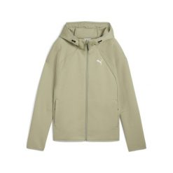 Damska rozpinana bluza Evostripe z kapturem PUMA. Czarne bluzy Puma, na jesień, xl, bez wzorów, z bawełny, z kapturem. Za 390.00 zł.