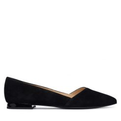 Baleriny HÖGL. Czarne baleriny Högl, bez wzorów, bez obcasa. Za 699.99 zł.