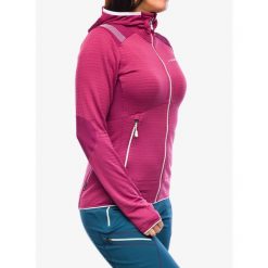 Bluza z kapturem damska La Sportiva Lucendro Thermal Hoody. Czerwone bluzy La Sportiva, xs, bez wzorów, z kapturem. Za 660.99 zł.