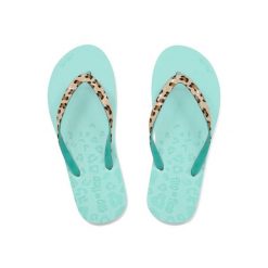 Japonki basenowe damskie Flip Flop Easy Leo. Niebieskie klapki Flip Flop, bez wzorów, bez obcasa. Za 65.55 zł.