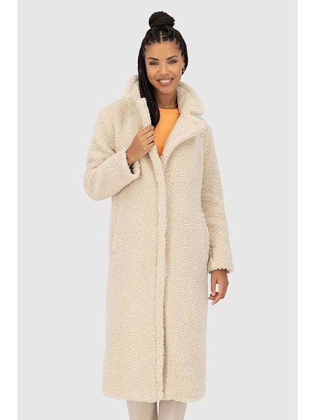 Alife and kickin Płaszcz zimowy "HariAK" w kolorze kremowym rozmiar: L. Brązowe płaszcze Alife and Kickin, na zimę, l, bez wzorów, z puchu, bez kaptura. Za 337.41 zł.