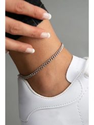 Heliophilia Bransoletka na kostkę rozmiar: onesize. Szare bransoletki Heliophilia, metalowe. Za 19.95 zł.