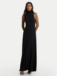 LAUREN RALPH LAUREN Sukienka wieczorowa 200B23543001 Czarny Regular Fit. Czarne sukienki Lauren Ralph Lauren, l, bez wzorów, z wiskozy, wizytowe, bez kołnierzyka, bez ramiączek. Za 1,299.00 zł.