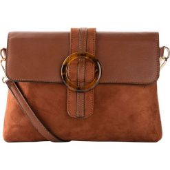 Torebka na ramię bonprix koniakowy. Brązowe torby na ramię bonprix, bez wzorów, na ramię, bez dodatków. Za 84.99 zł.
