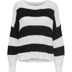 ONLY Damski sweter Ols Camp L / S Oversize Pullover Knt Black (rozmiar L). Czarne swetry Only, l, bez wzorów, bez ramiączek. W wyprzedaży za 50.00 zł.