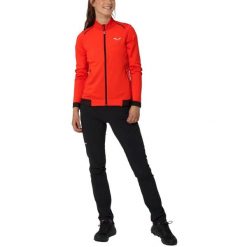 Bluza polarowa turystyczna damska Salewa Pedroc PL 2 W Jacket. Czerwone bluzy Salewa, m, bez wzorów, z polaru, bez kaptura. Za 572.20 zł.