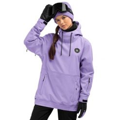 Kurtka snowboardowa damska W1-W Snowy. Niebieskie kurtki narciarskie SIROKO, xl, bez wzorów, z softshellu, bez kaptura, narciarskie. W wyprzedaży za 383.00 zł.