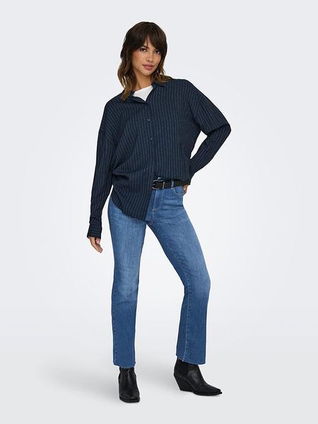 ONLY Dżinsy - Flared fit - w kolorze niebieskim rozmiar: S/L32. Niebieskie jeansy Only, l, z aplikacjami. Za 76.95 zł.