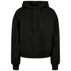 Ponadgabarytowa Bluza Damska. Czarne bluzy BUILD YOUR BRAND, s, bez wzorów, bez kaptura. Za 131.99 zł.