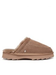 EMU Australia Kapcie Sharky Slide W13338 Brązowy. Brązowe obuwie domowe EMU Australia, bez wzorów, bez zapięcia. Za 384.99 zł.