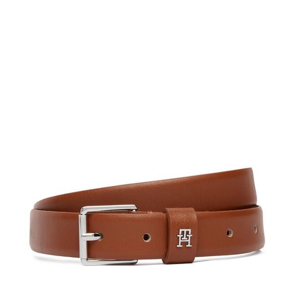 Pasek Damski Tommy Hilfiger. Brązowe paski TOMMY HILFIGER, bez wzorów. Za 229.99 zł.