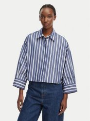 MAX&Co. Koszula Camicia 2616111054200 Granatowy Regular Fit. Niebieskie koszule MAX&Co., bez wzorów, z bawełny, bez kołnierzyka, bez ramiączek. Za 739.99 zł.