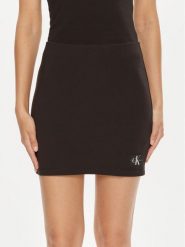 Calvin Klein Jeans Spódnica mini Milano J20J223608 Czarny Slim Fit. Czarne spódnice Calvin Klein Jeans, xs, bez wzorów, z jeansu, mini. Za 189.99 zł.