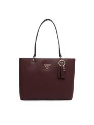 Guess Torebka Noelle II HWZG96 72250 Bordowy. Czerwone shopper Guess, z aplikacjami, ze skóry, bez dodatków. Za 674.99 zł.