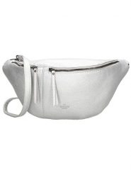 Charm Saszetka "New York" w kolorze srebrnym - 39 x 20 x 12 cm rozmiar: onesize. Szare torby na ramię Charm, bez wzorów, z materiału, sportowe, bez dodatków. Za 65.99 zł.