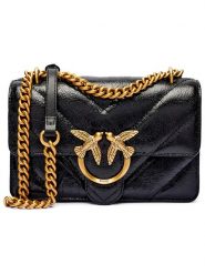 Pinko Skórzana torebka w kolorze czarnym - 21 x 12 x 6 cm rozmiar: onesize. Czarne torby na ramię Pinko, bez wzorów, z materiału, na ramię, pikowane, bez dodatków. Za 1,187.45 zł.