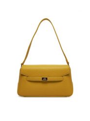 Elisabetta Franchi Torebka BS01A51E2 DC6 Żółty. Żółte torebki klasyczne Elisabetta Franchi, bez wzorów, ze skóry, bez dodatków. Za 1,119.00 zł.